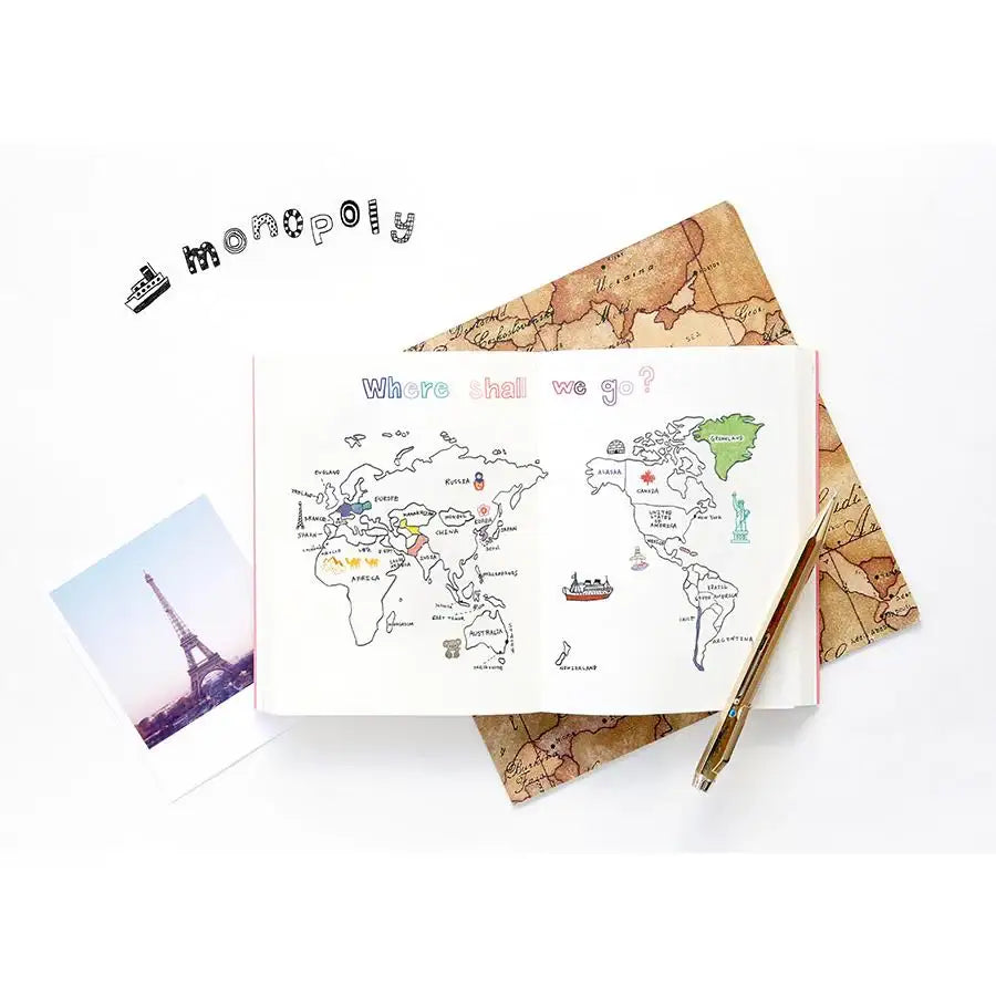 Monopoly - Petit Bijou Diary - Monopoly - Calendars, Organizers & Planners - Harumio