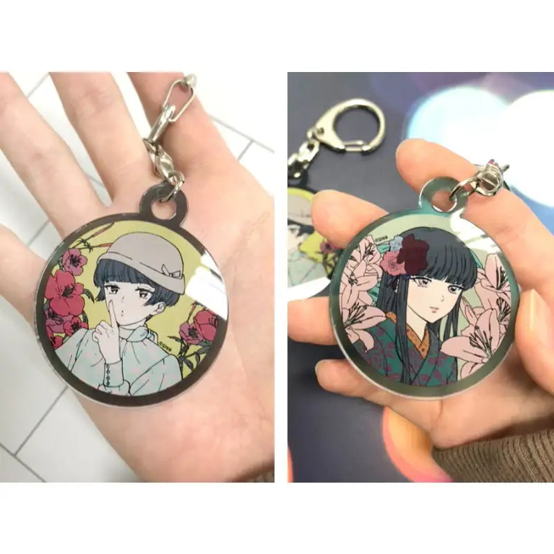 Nocturne in the Capital City - Double-sided Acrylic Keyring - Webtoon Shop - Keyrings - Harumio