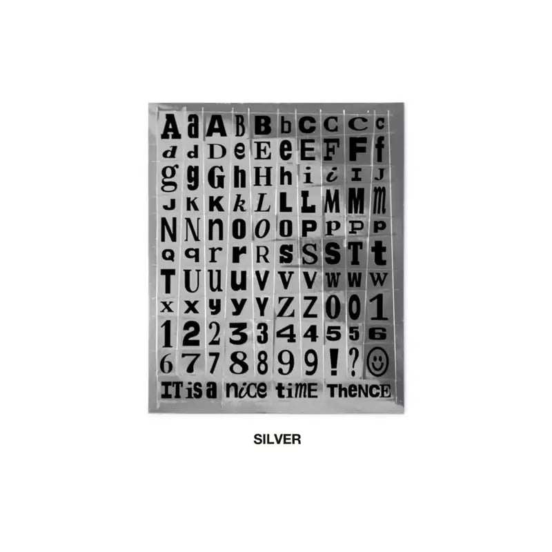 THENCE - Letter Sticker Set Ver.6 - THENCE - Stickers - Harumio