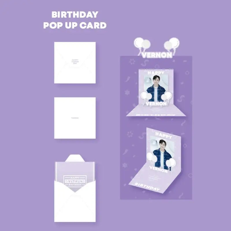 Seventeen - HAPPY DAY - VERNON Birthday Box Ver. 2 - SEVENTEEN - Birthday Box - Harumio