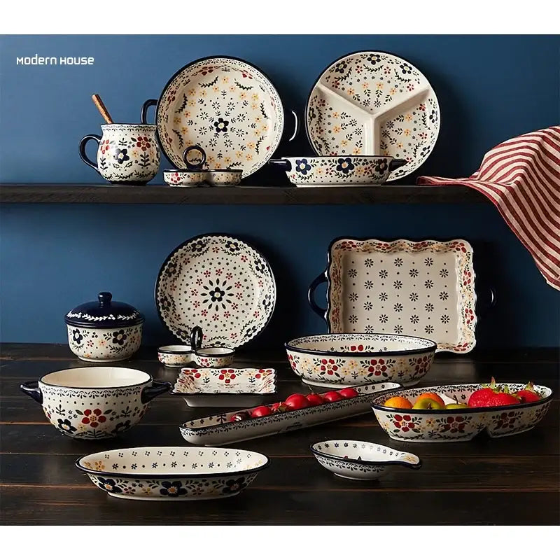 Korean Fatima - Multi-purpose Round Bowl With Two Handle - Modern House - Home & Living - Harumio