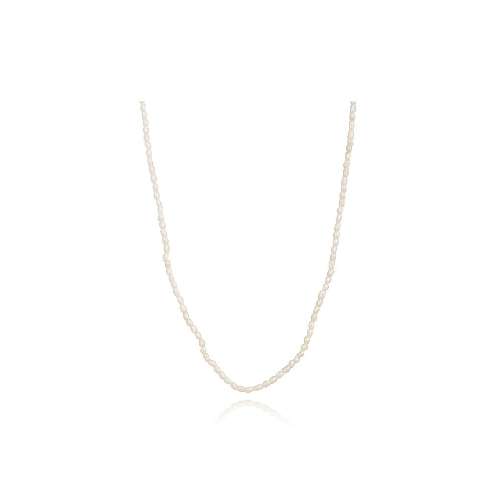 CLUE - Basic Freshwater Pearl Silver Necklace