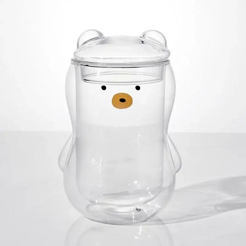 Korean Little Buddy - Double Glass Cup - Modern House - Tableware - Harumio