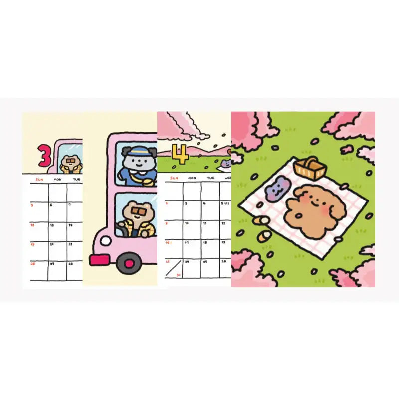 Jelly Crew - ddoodly - 2023 Wall Calendar - Jelly Crew - Calendar - Harumio