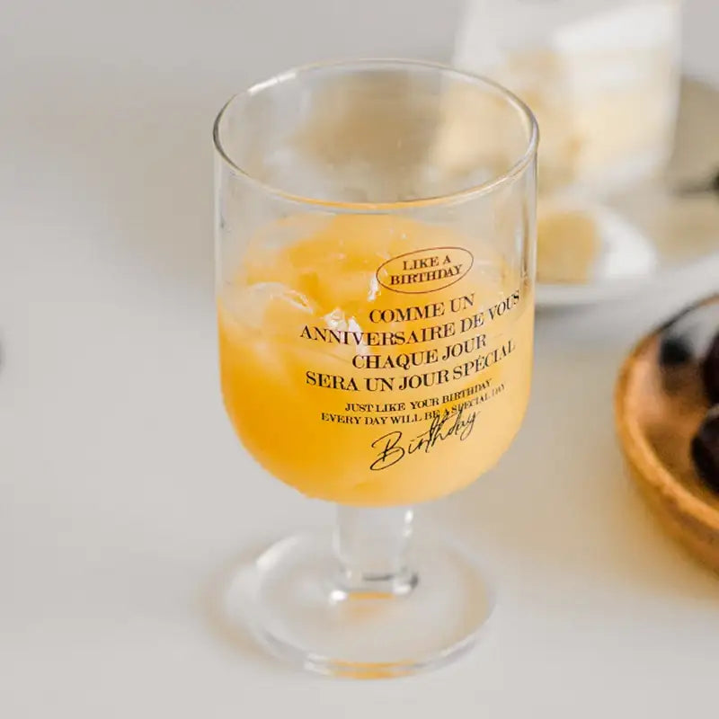 August8th - LIKE A BIRTHDAY Franc Goblet - August8th - Home & Living - Harumio