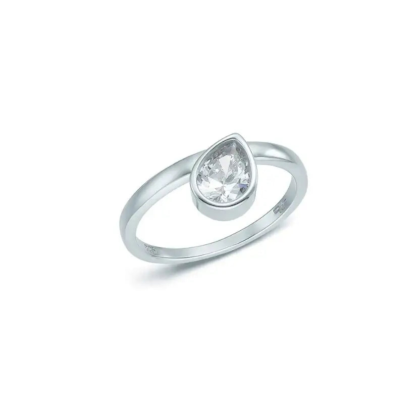 OST - EarthQ Pure Drop Silver Ring - OST - Jewelry - Harumio
