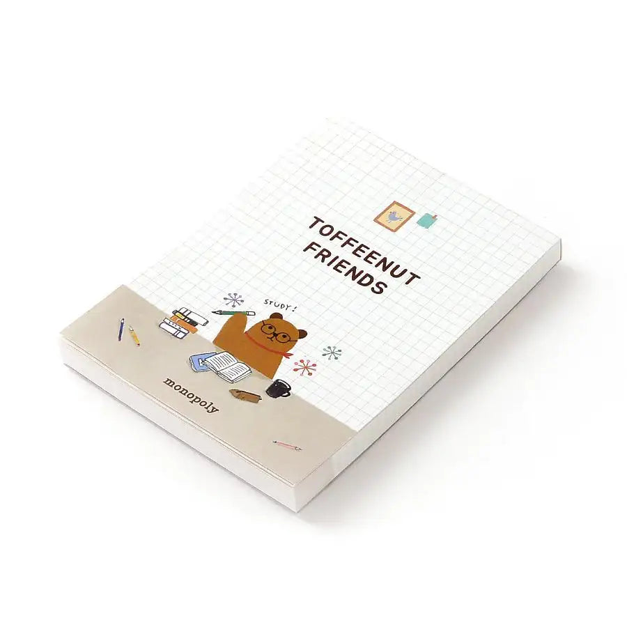 Monopoly - Toffeenut Memo Pad - Monopoly - Notebooks & Notepads - Harumio