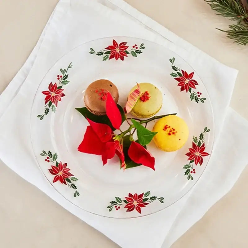 Korean Winter Flower - Glass Plate - Modern House - Home & Living - Harumio