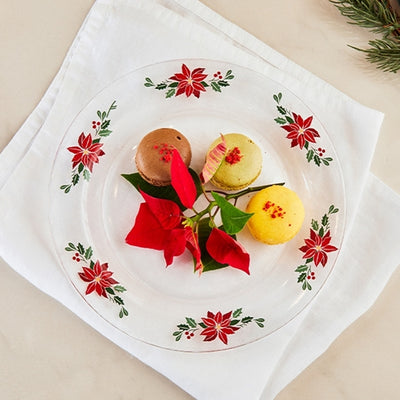 Korean Winter Flower - Glass Plate