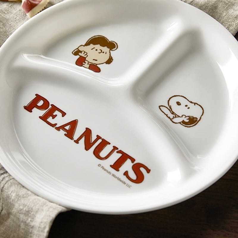 Corelle x Peanuts - Snoopy Friends - Small Divided Plate