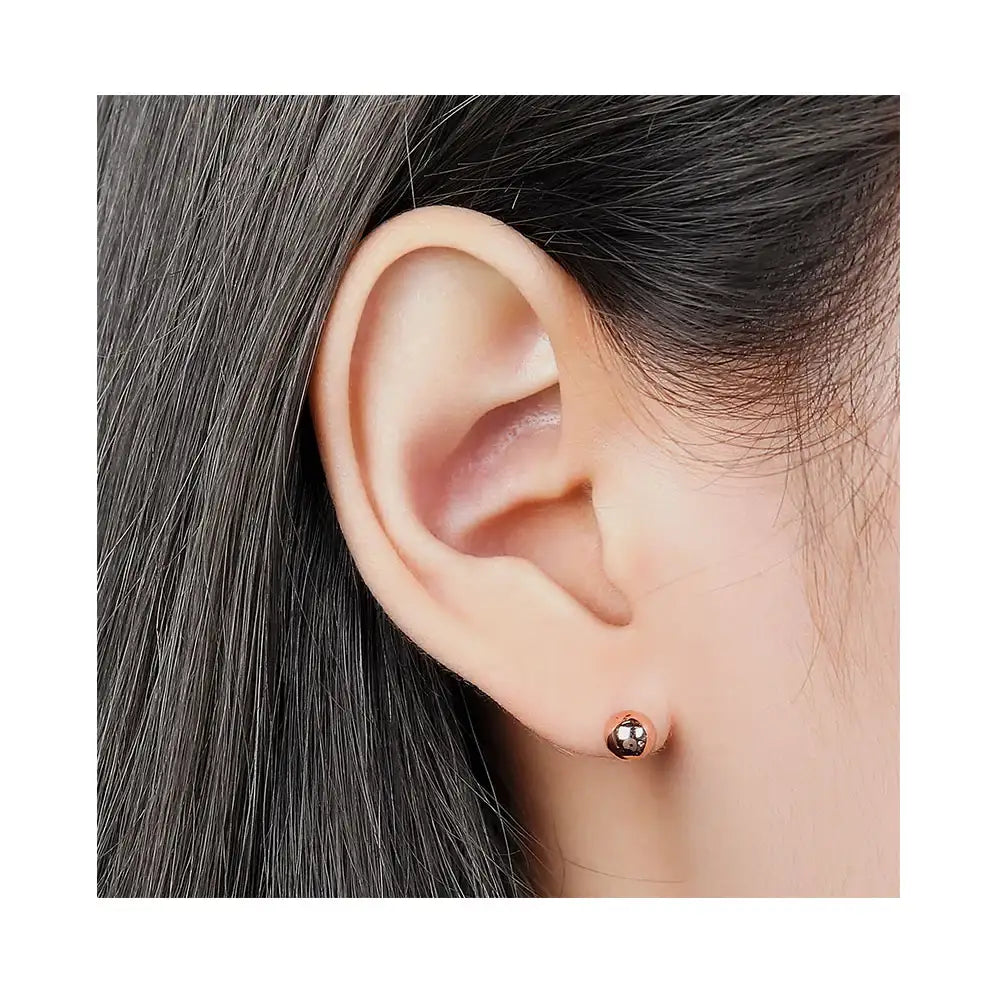 CLUE - 5mm Ball 10K/14K Gold Ear Pierce - CLUE - Jewelry - Harumio