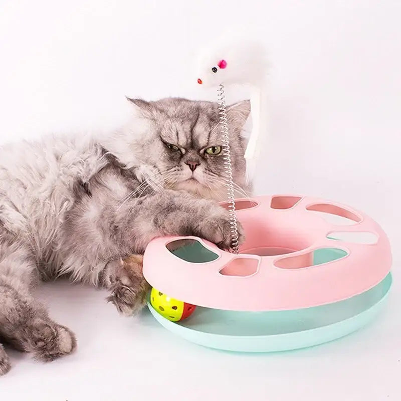Yog!ssw - Cat Pastel Trackball Toy - Jungle Monster - Pet - Harumio