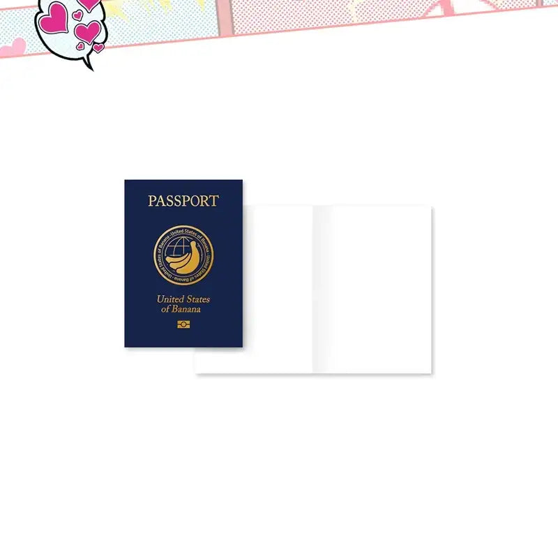 Banana Scandal - Passport Mini Note + Airport Ticket - Toon!que - Accessories - Harumio