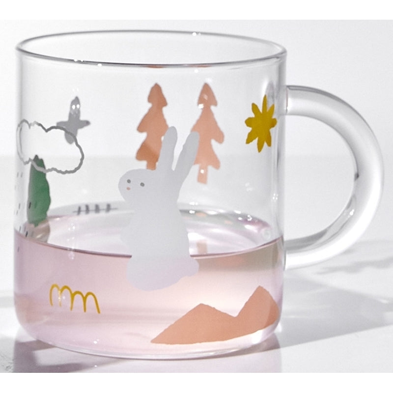 Korean ON Little Buddy - Glass Mug Set 2P