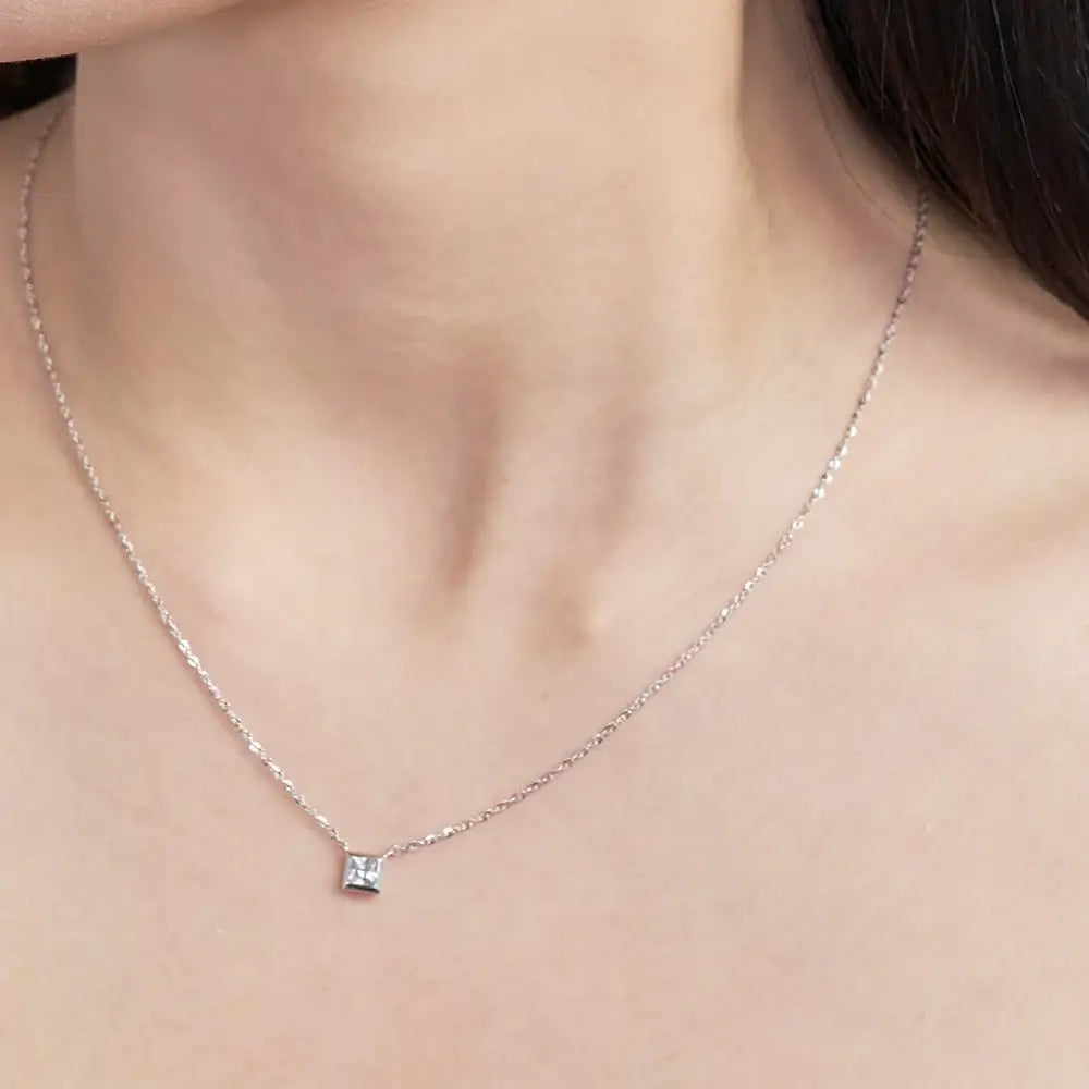OST - Shine Basic Square Necklace - OST - Jewelry - Harumio