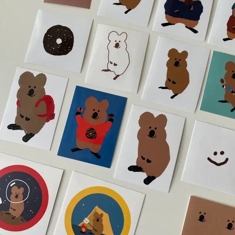 Dinotaeng - Quokka Sticker Pack - Dinotaeng - Sticker - Harumio