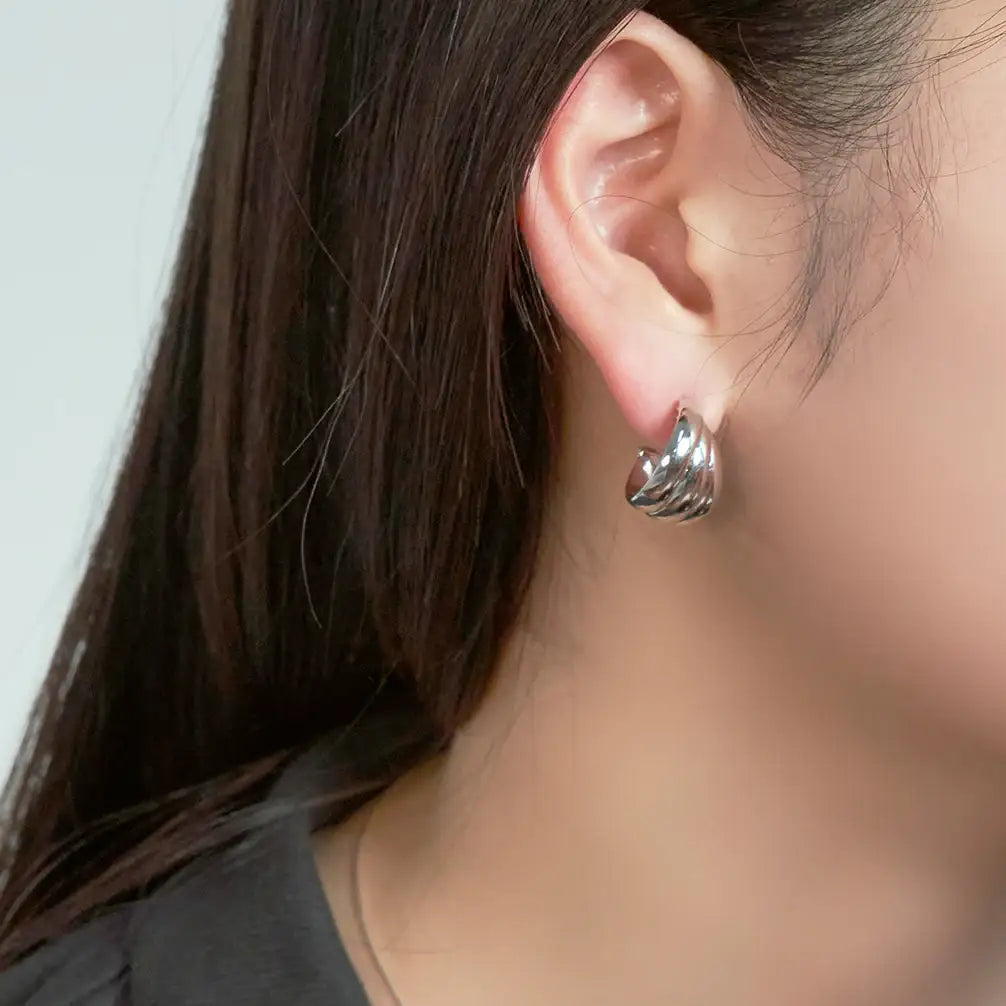 OST - Refined Volume Stud Earring - OST - Jewelry - Harumio