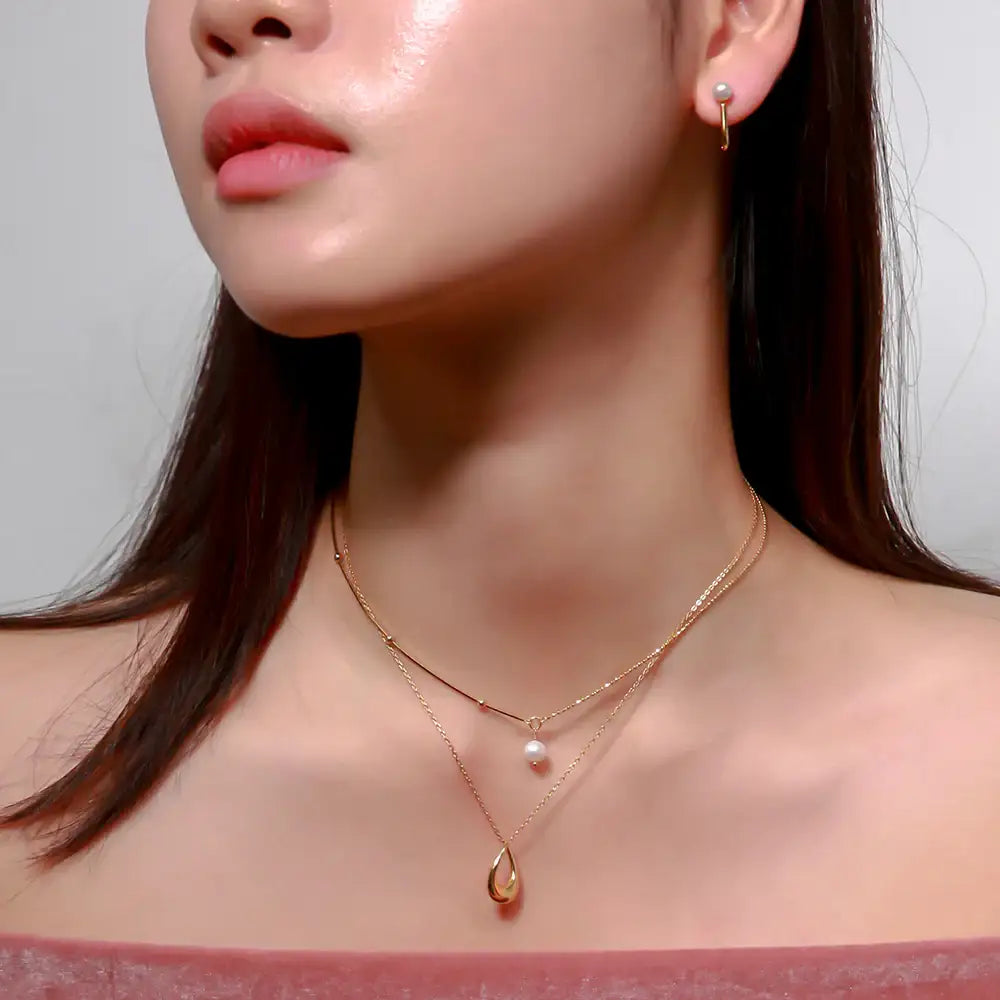 OST - Glam Unique Pearl Earrings - OST - Jewelry - Harumio
