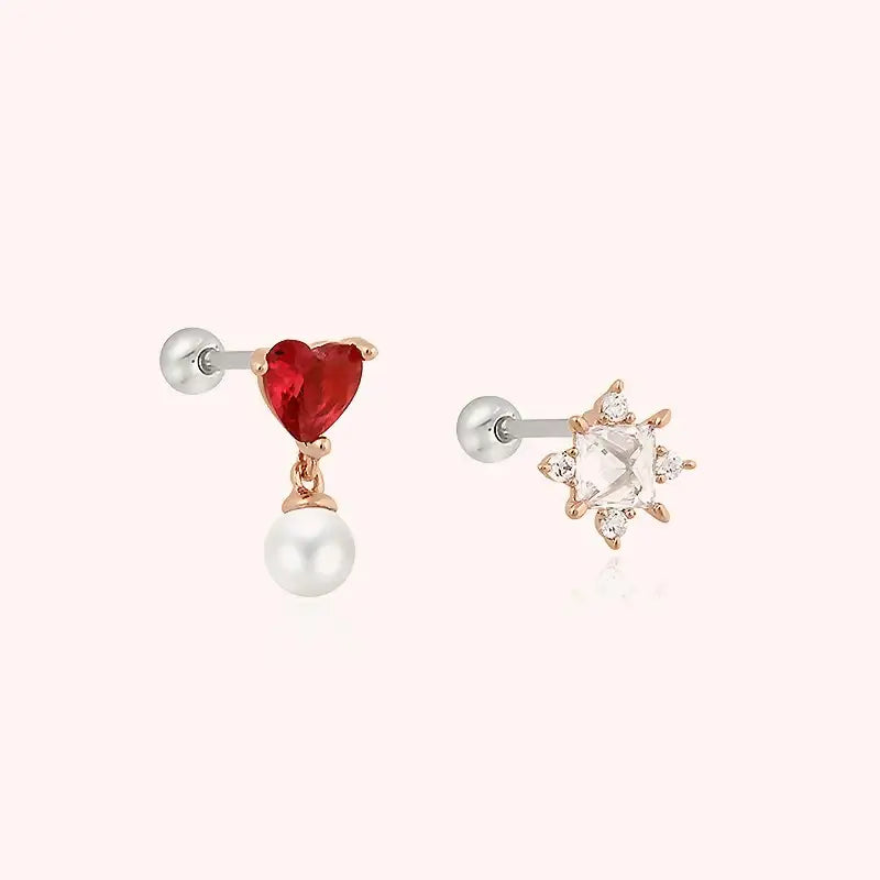 CLUE - Red Point Ear Piercing - CLUE - Jewelry - Harumio