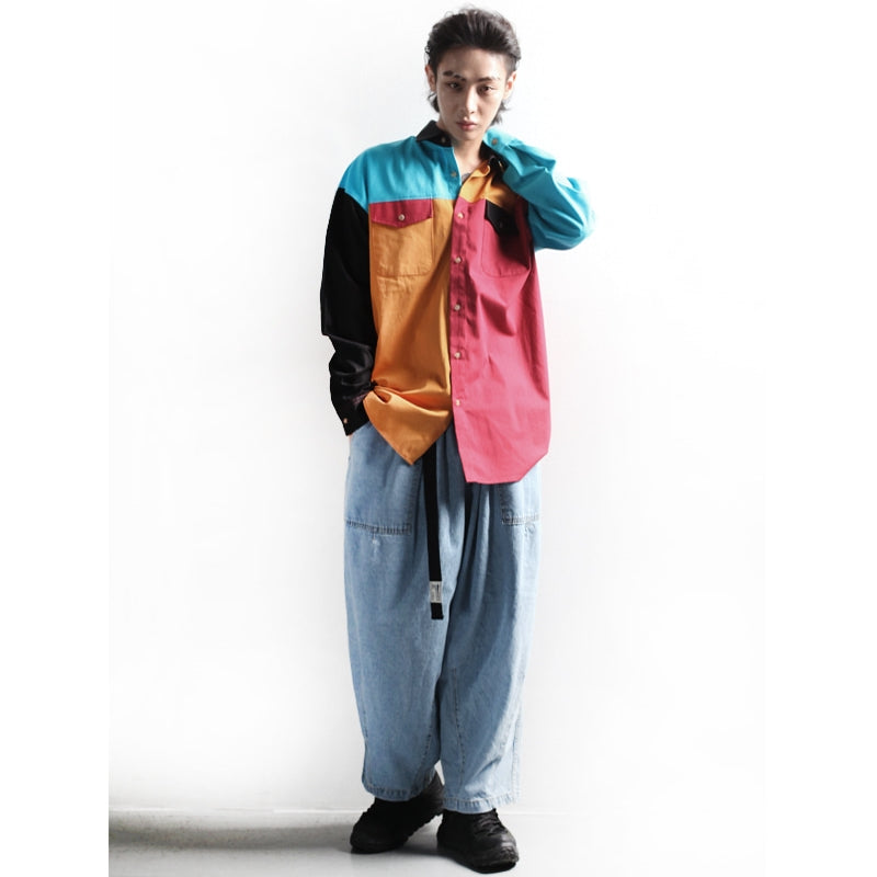 LABel M - Denim Belt Balloon Pants