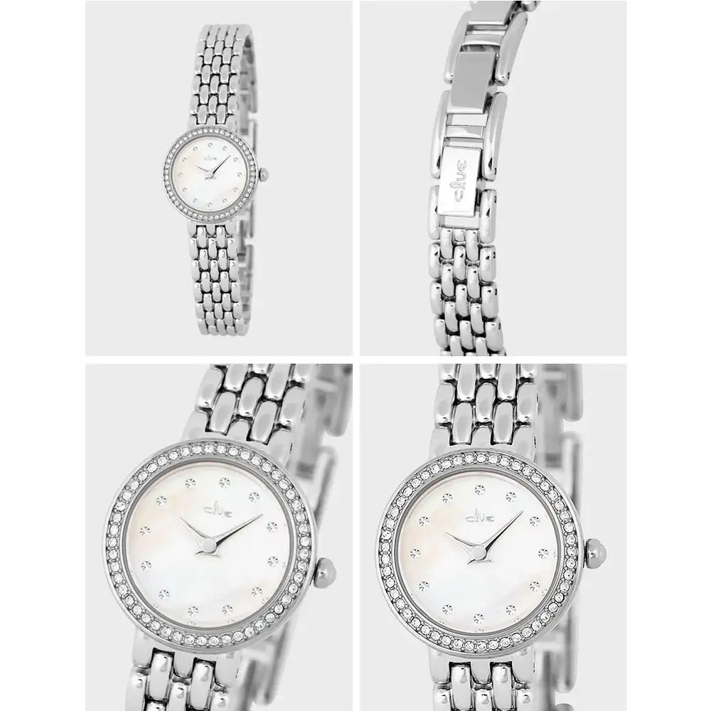 CLUE - Cure Floral Silver Metal Watch - CLUE - Watches - Harumio