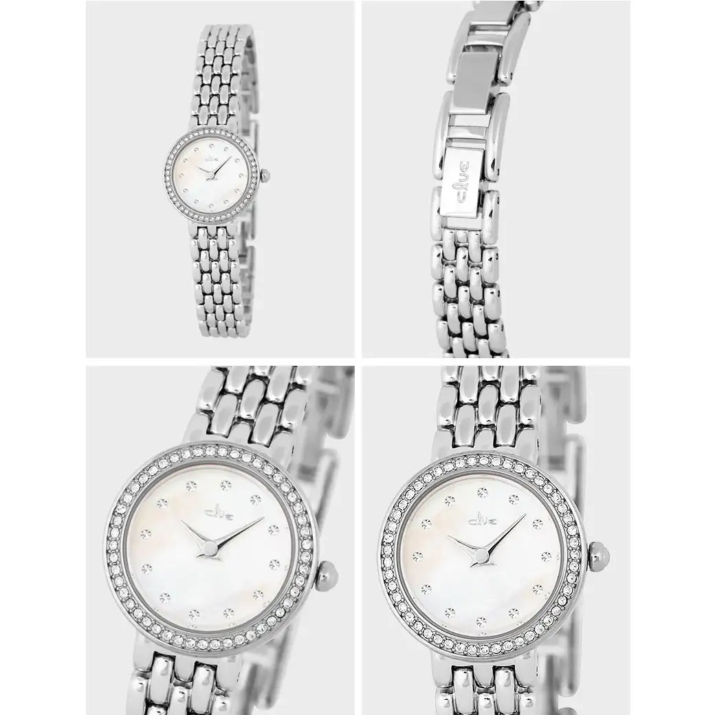CLUE - Cure Floral Silver Metal Watch - CLUE - Watches - Harumio