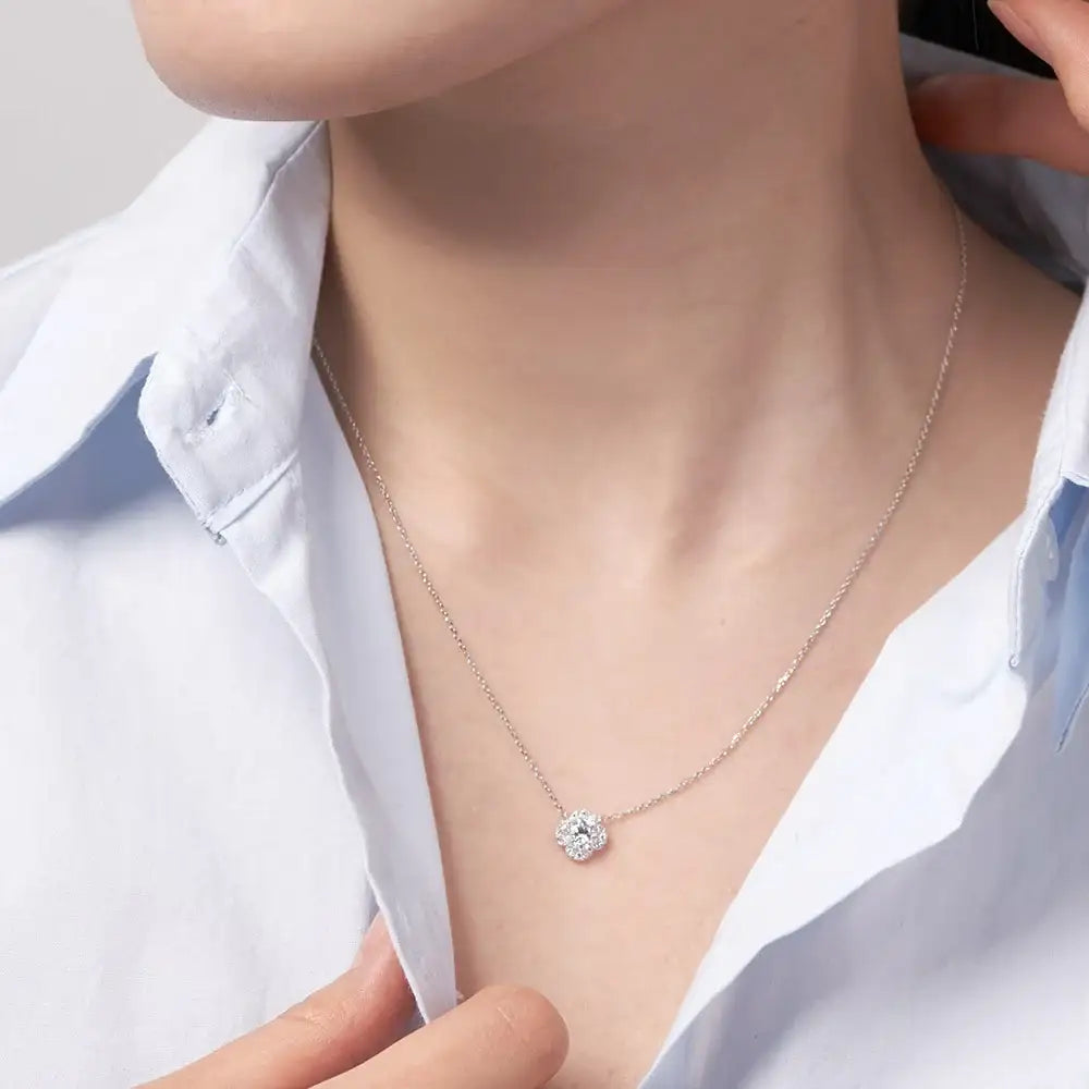 OST - Lucky Shine Clover Necklace - OST - Jewelry - Harumio
