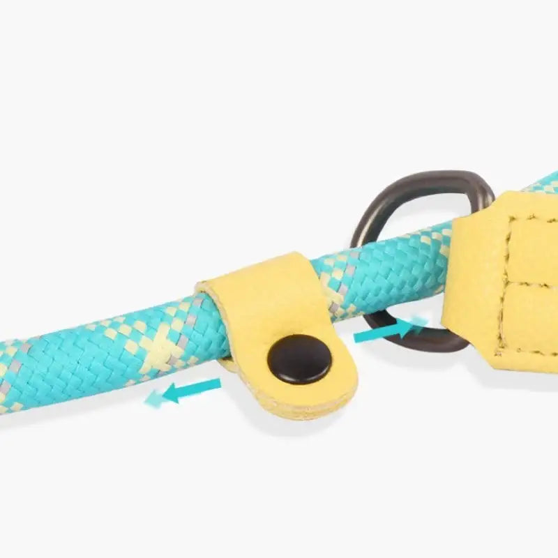 Yog!ssw - Dog P-shaped Cool Mint Lead Leash - Jungle Monster - Pet - Harumio