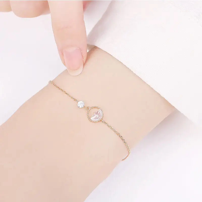 CLUE - Simple Round Silver Bracelet - CLUE - Jewelry - Harumio