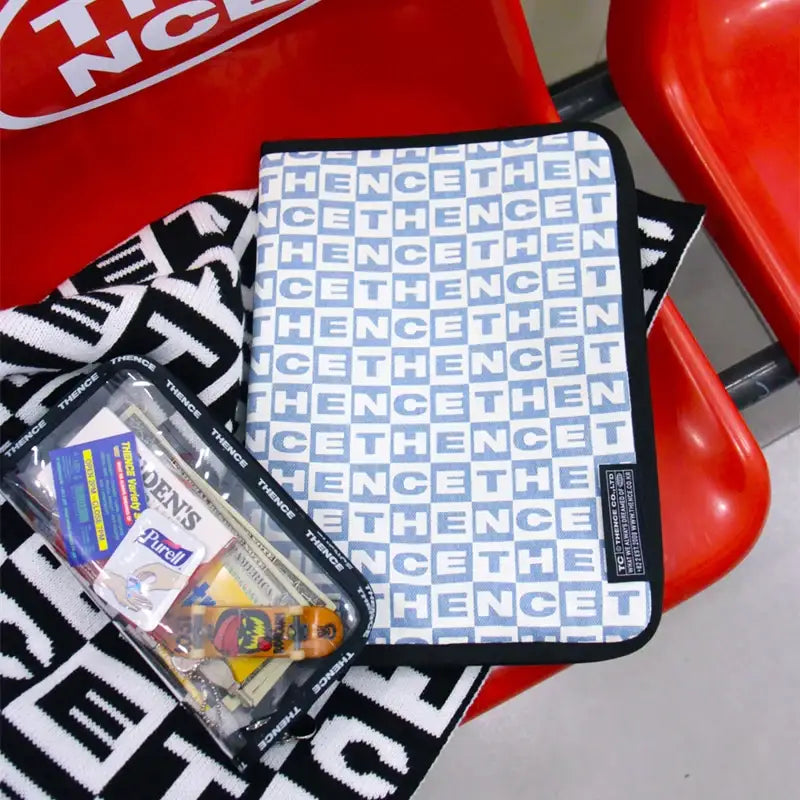THENCE - Denim Multi Pouch CB Logo - THENCE - Pouch - Harumio
