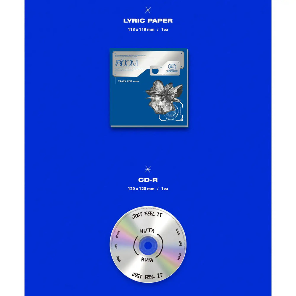 Lee Min-hyuk (HUTA) - BOOM : 2nd Full Album (Jewel version) - Lee Min-hyuk (HUTA) - Album - Harumio