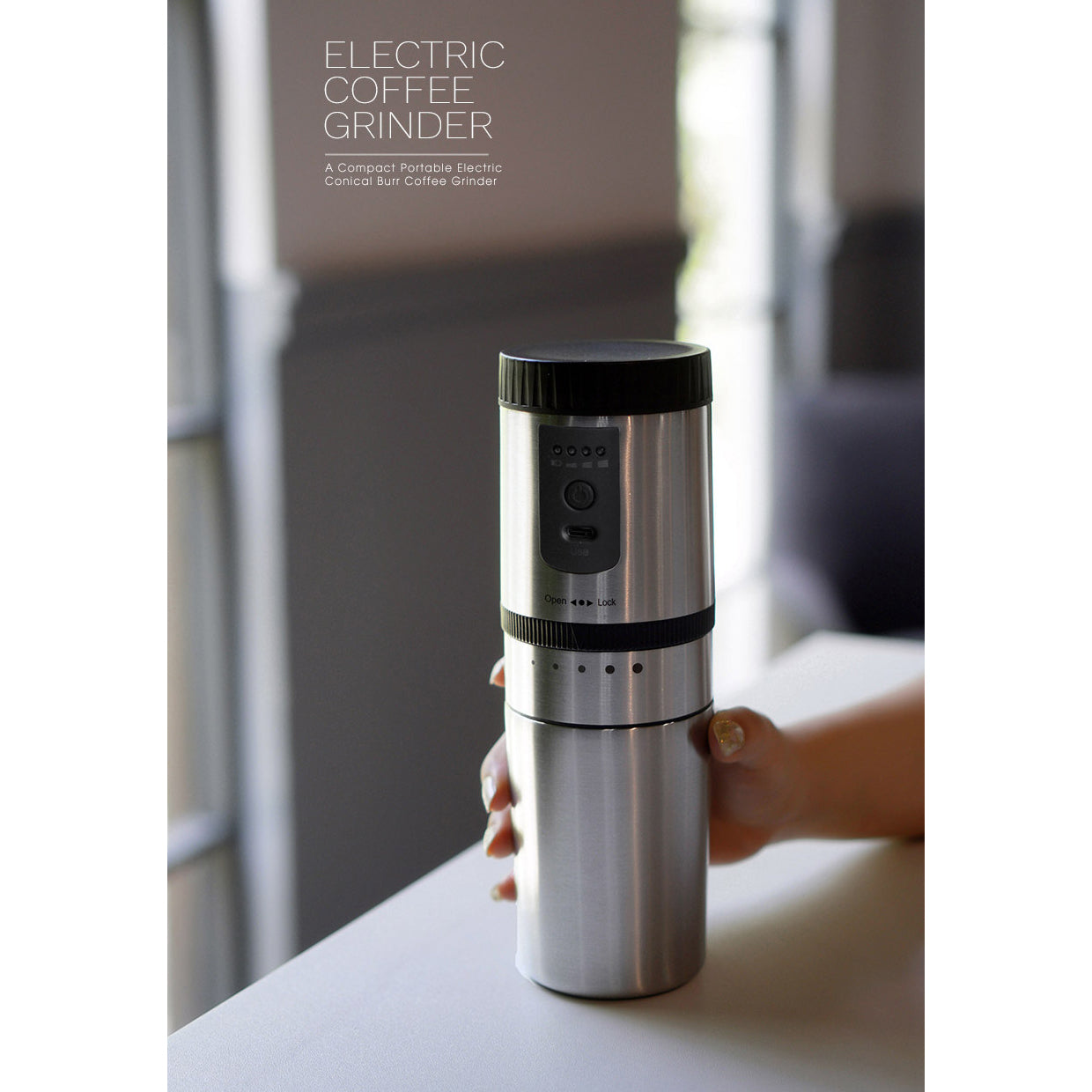 250ML Wireless Electric Mini Grinder – LUMINOS MART