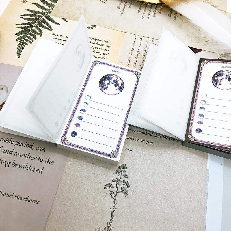 Libet - Moon Note Paper Set - Libet - Stationary - Harumio