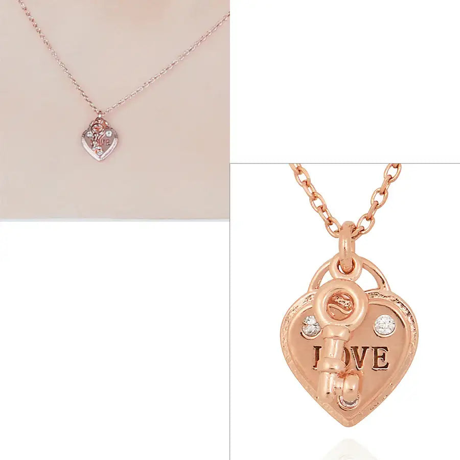 CLUE - Unlocked Heart Silver Necklace - CLUE - Jewelry - Harumio