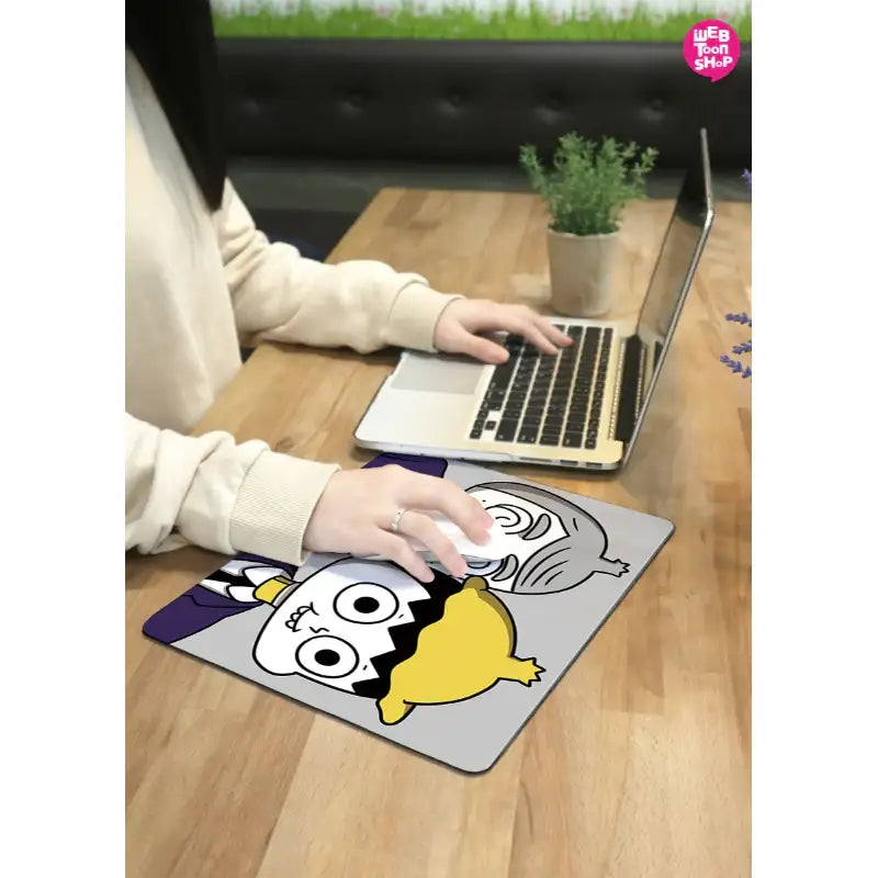 Don't Let Go of the Mental Rope - Mouse Pad - Webtoon Shop - Mouse Pad - Harumio