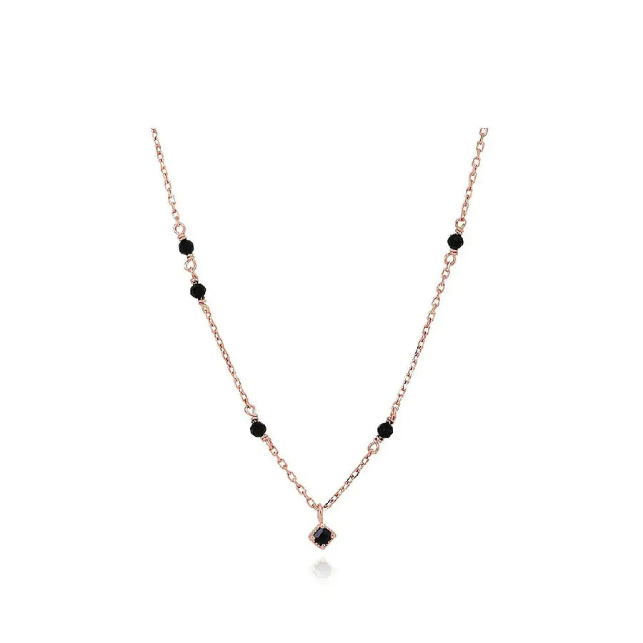 CLUE - Wish Spell Bead Black Spinel Necklace - CLUE - Jewelry - Harumio