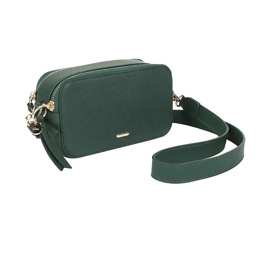 CLUE - Casual Square Deep Green Camera Bag - CLUE - Bag - Harumio