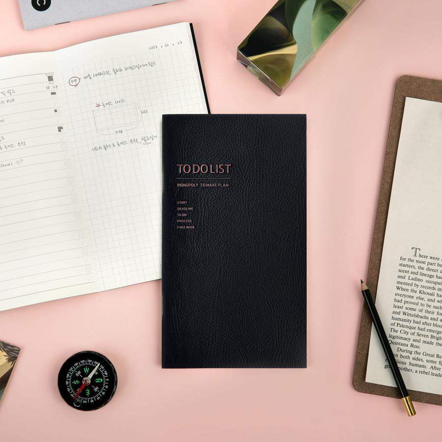 Monopoly - To Make Plan (Leather) Journal - Monopoly - Notebooks & Notepads - Harumio