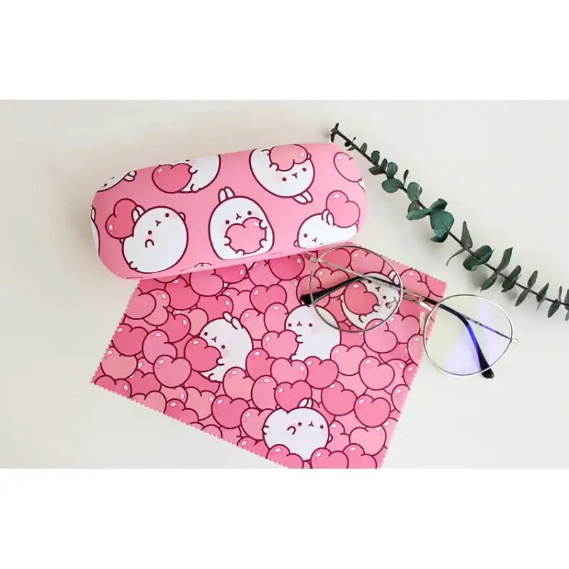 Molang - Cozy Glasses Case Cleaning Set - Molang - Accessories - Harumio