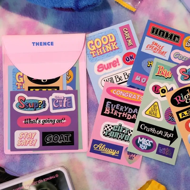 THENCE - Vintage Sticker Words Ver.2 - THENCE - Accessories, Stationery - Harumio