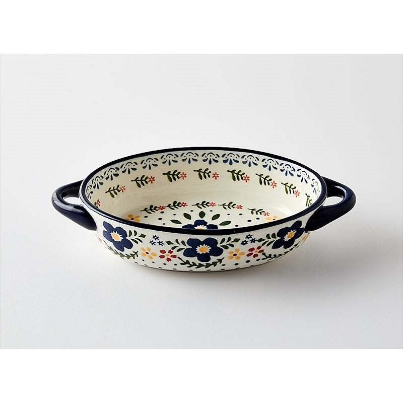 Korean Fatima - Multi-purpose Oval Bowl With Two Handle