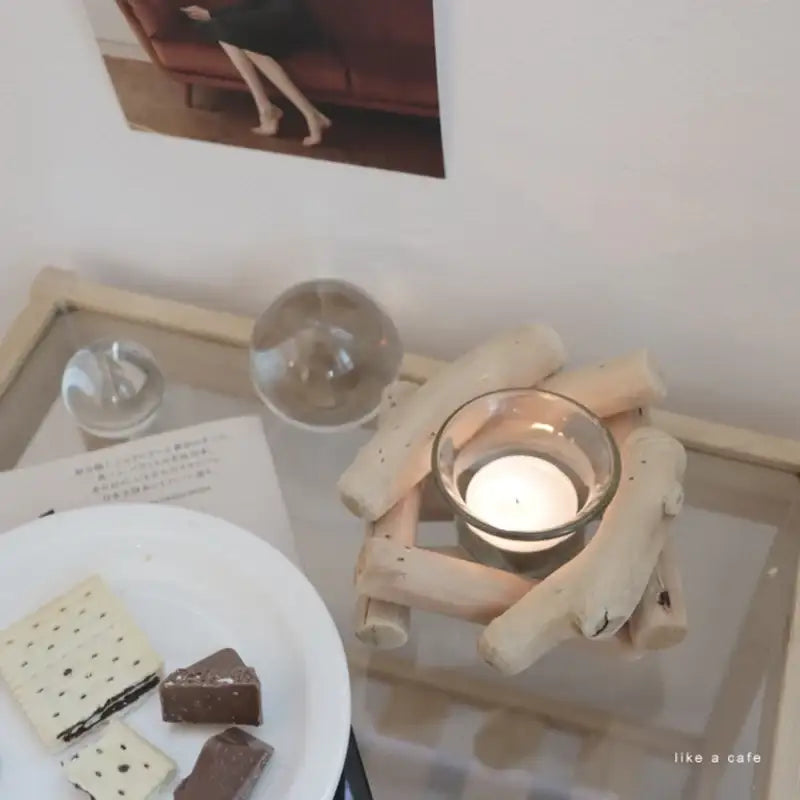 Like A Cafe - Candle Holder And Tea Light - Like A Cafe - Home & Living - Harumio