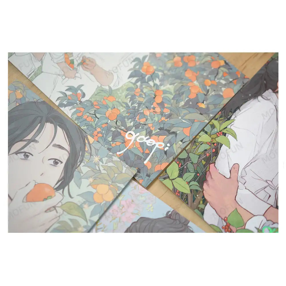 MOFUN x Bongchon Bride - Illustration Colored Paper (Random) - MOFUN x Bongchon Bride - Illustrated Colored Paper - Harumio