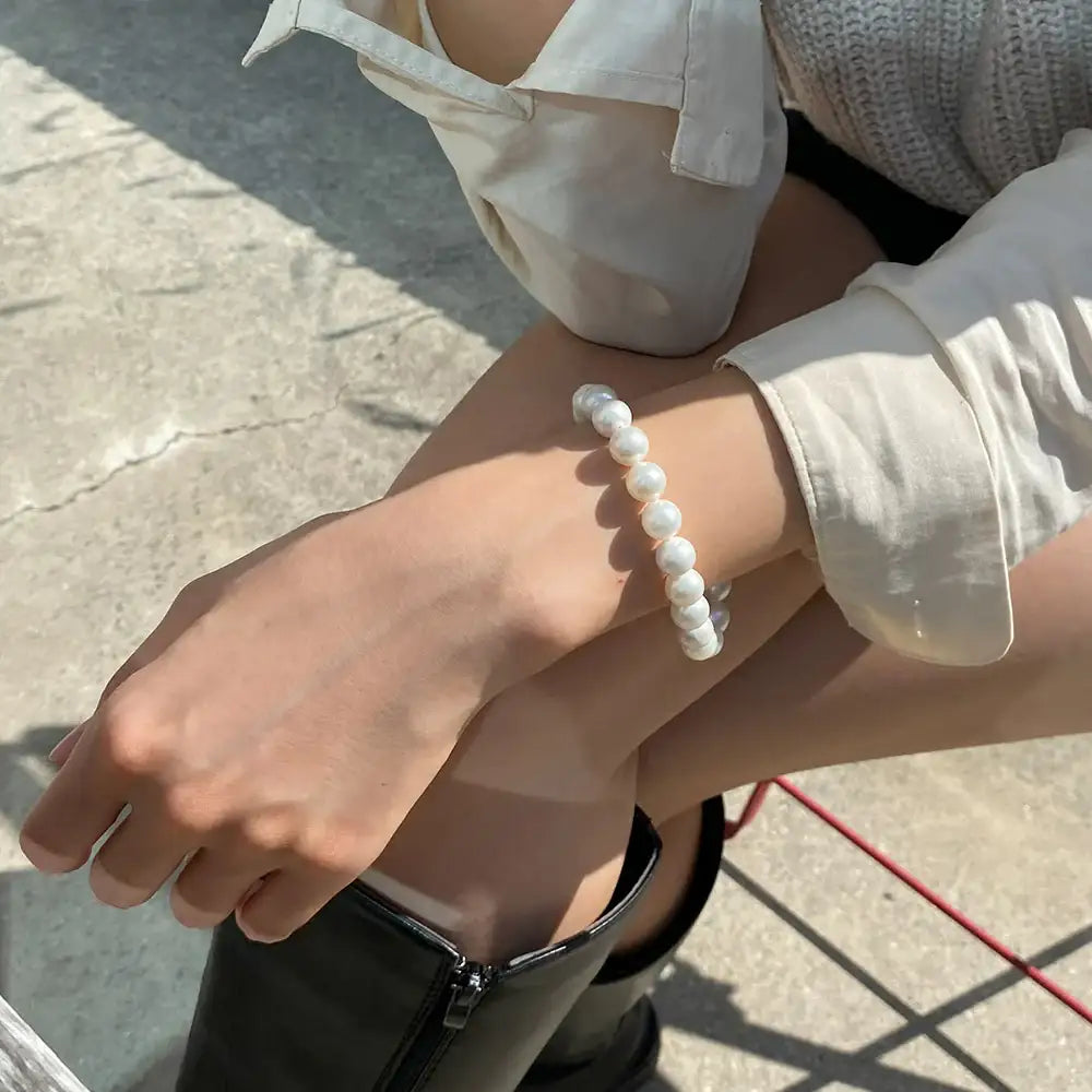 OST - Classic Volume 10mm Pearl Bracelet - OST - Jewelry - Harumio