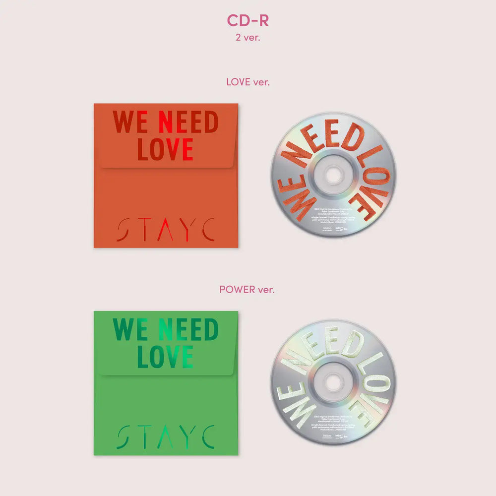 STAYC - We Need Love : 3rd Single Album - STAYC - Album - Harumio