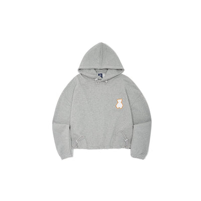 AQO - Bear Logo Crop Hoodie