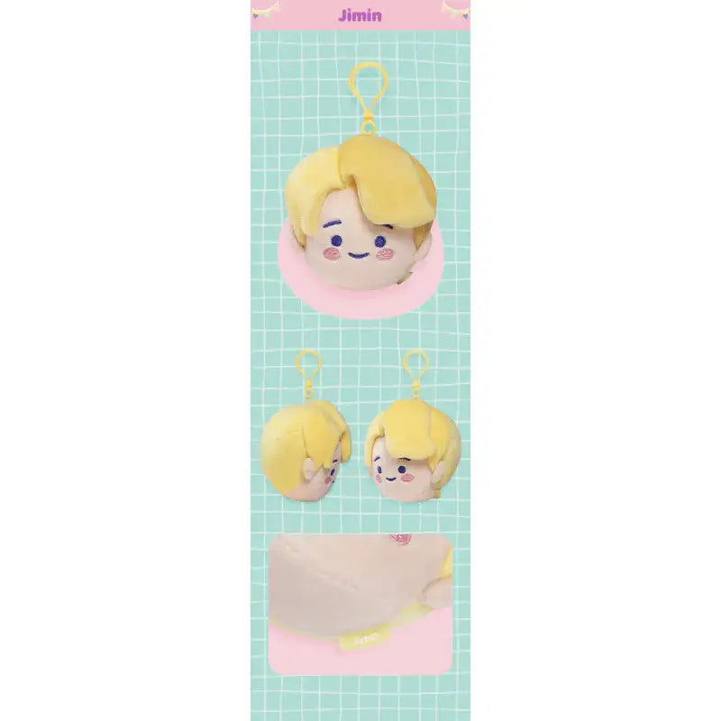 BTS - TinyTAN - Face Keyring - BTS - Keyring - Harumio