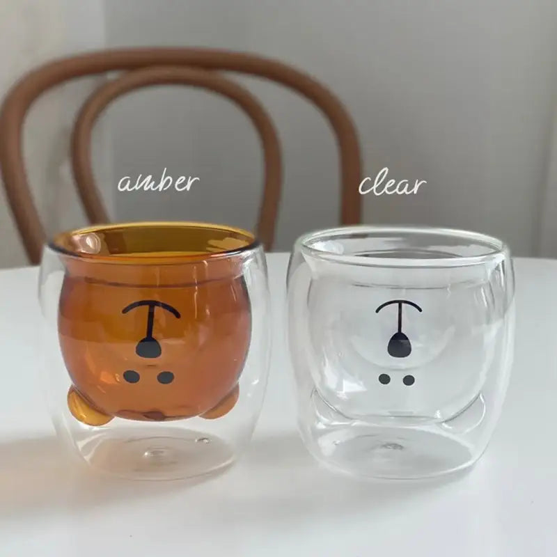 Like A Cafe - Teddy Bear Glass - Like A Cafe - Home & Living - Harumio