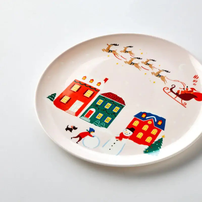 Korean Santa Fairy Village - Round Plate Stand - Modern House - Home & Living - Harumio