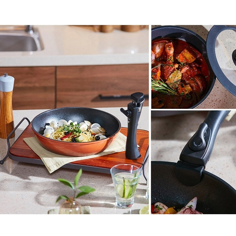 Pallas - Detachable Handle - Korean Cookware Set